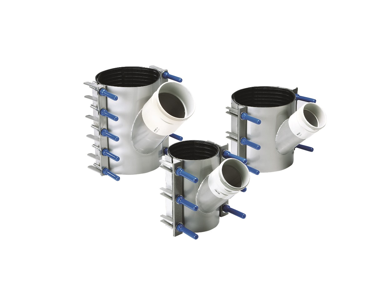 Stainless Steel Sewer OB Junction Clamps
