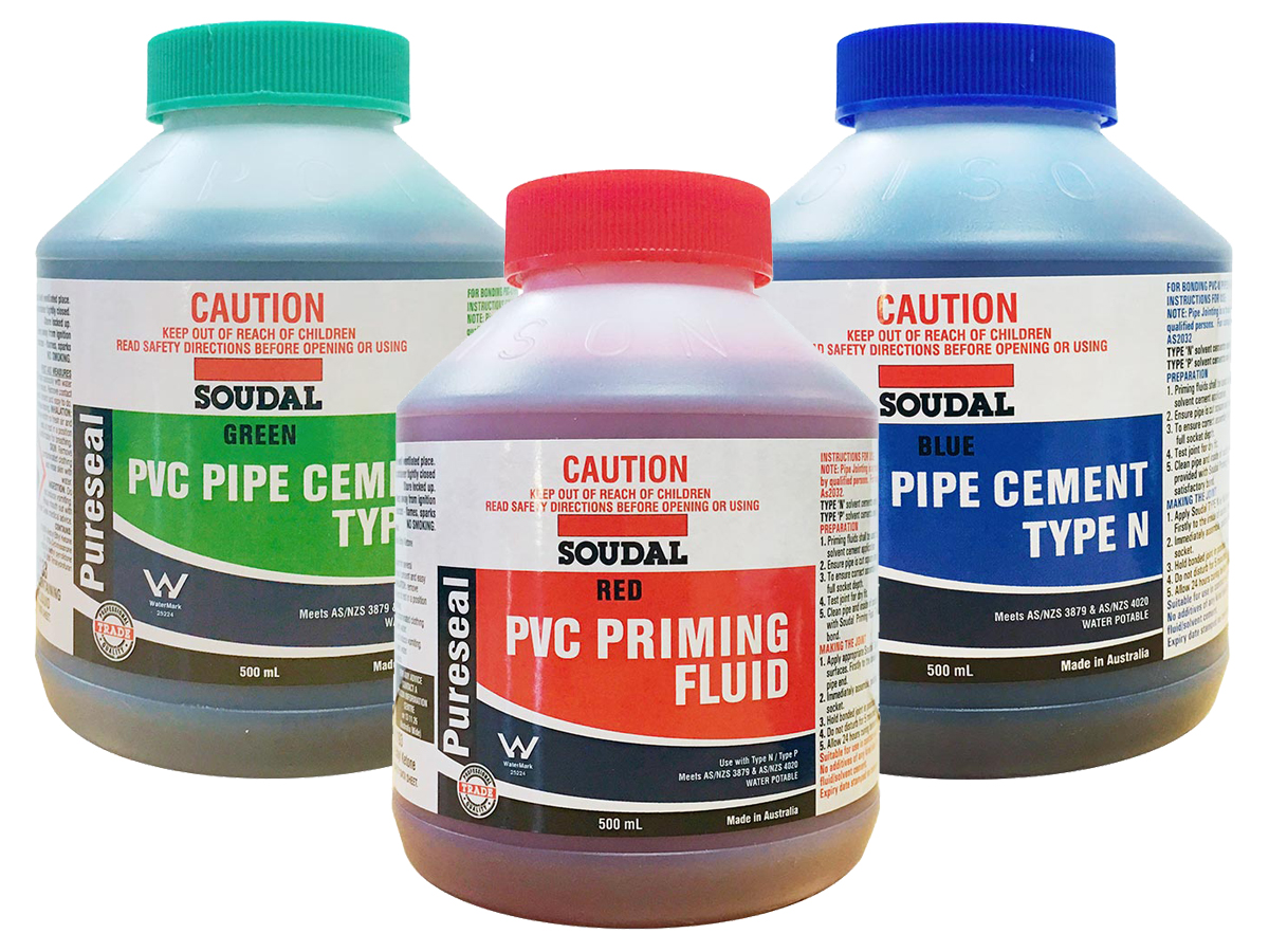 Pureseal PVC Solvent Cement & Priming Fluid